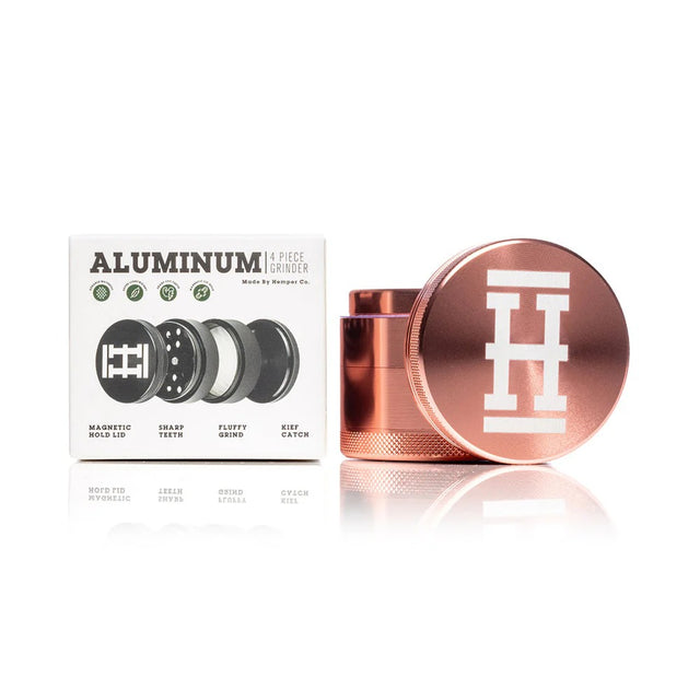 Hemper - Anodized Aluminium Grinder | 4-delige 2.2