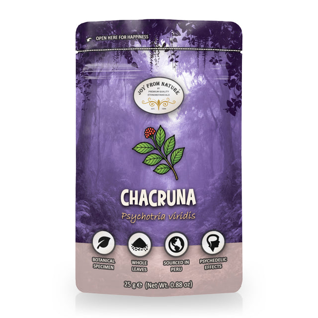 Chacruna (Psychotria viridis) Hele Bladeren 25g | Joy from Nature