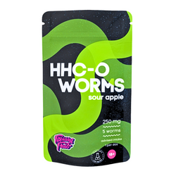 HHC-O Worms sour apple ( 5 stuks )