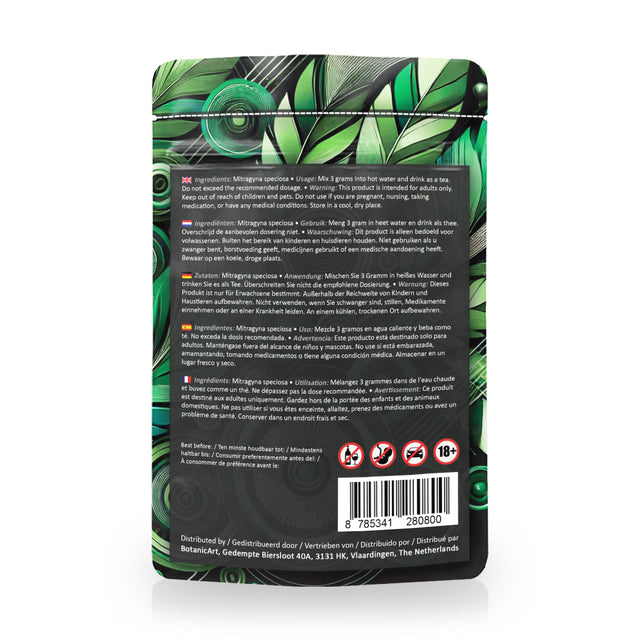 Kratom Green Malay (Mitragyna Speciosa) 25/50g