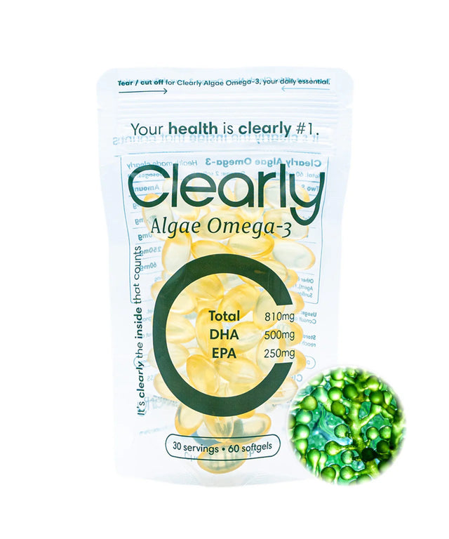 Clearly Algae Omega-3 (60 Softgels)