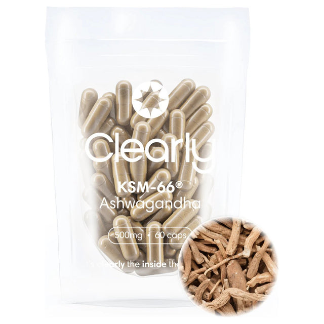 Clearly Ashwagandha KSM-66 Extract - 500mg (60 capsules)