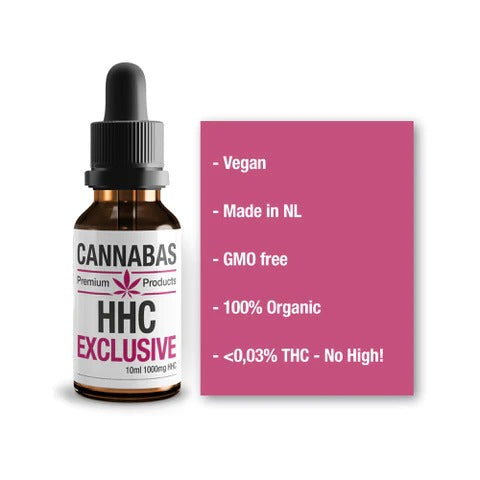 Cannabas - HHC Olie - 10ml - 1000mg HHC