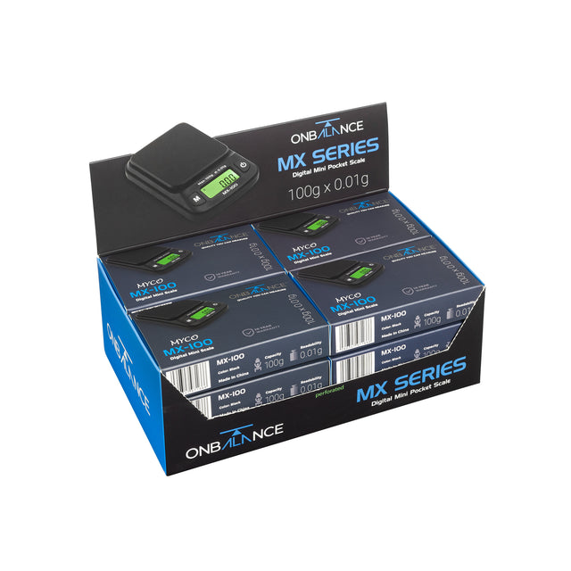 Myco MX-100 Mini weegschaal (0.01g. x 100g.) per stuk/display