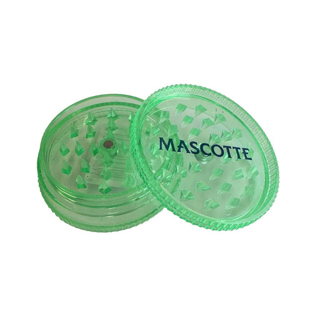 Mascotte Plastic Grinder, 60mm Pink/Green Mix Display/24