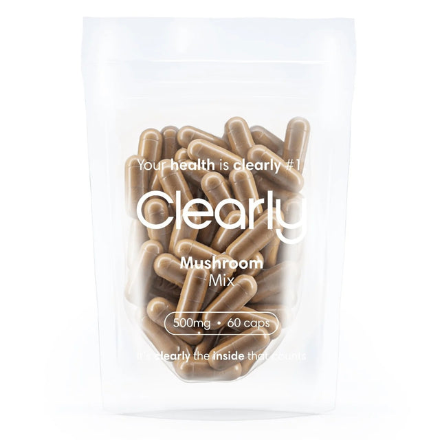 Clearly Mushroom Mix Extract - 500 mg (60 capsules)