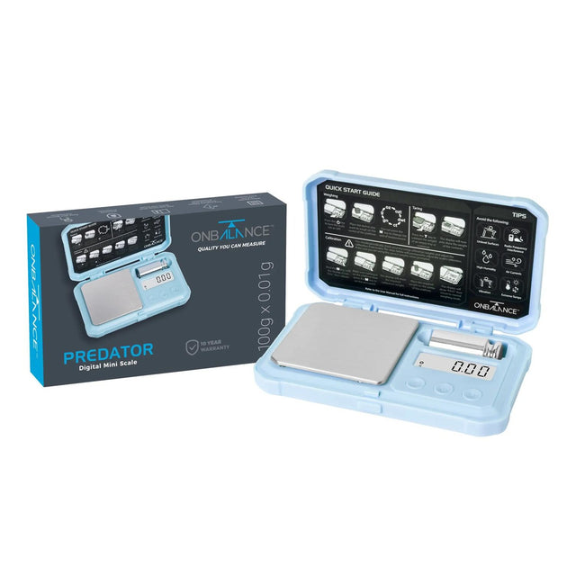 PR-100-BL On Balance PREDATOR Pocket Scale - Blue 100g x 0.01g