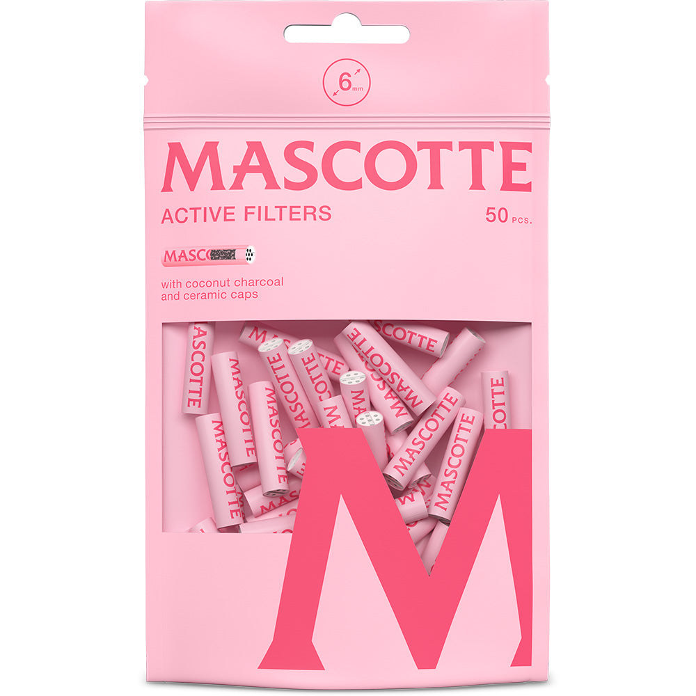 Mascotte Pink Active Slim Filters - 10pcs/50filters