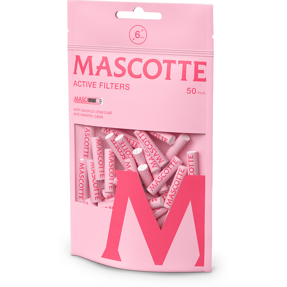Mascotte Pink Active Slim Filters - 10pcs/50filters