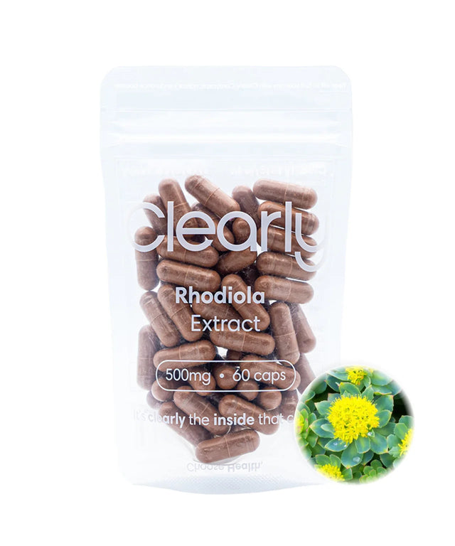 Clearly Rhodiola Extract 500 mg (60 capsules)