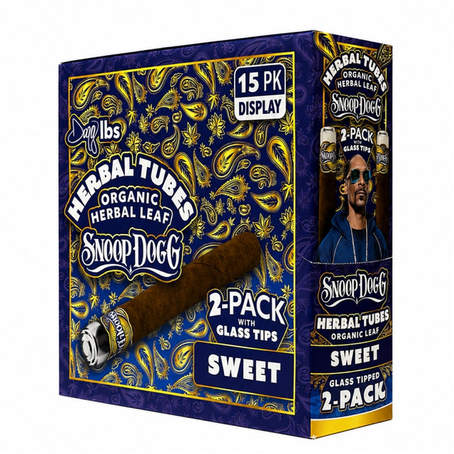 Snoop Dogg – Herbal Tubes with Glass Tip – Sweet (15x 2pk)