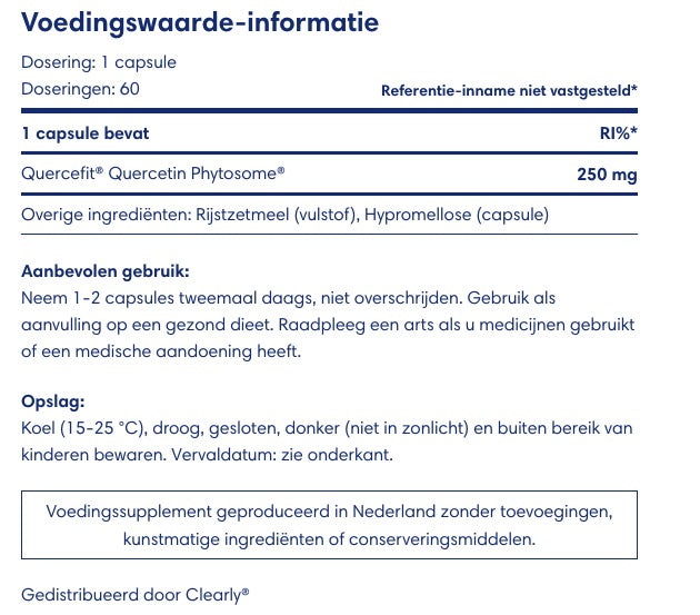 Quercetine Quercefit® 250 mg - 60 capsules