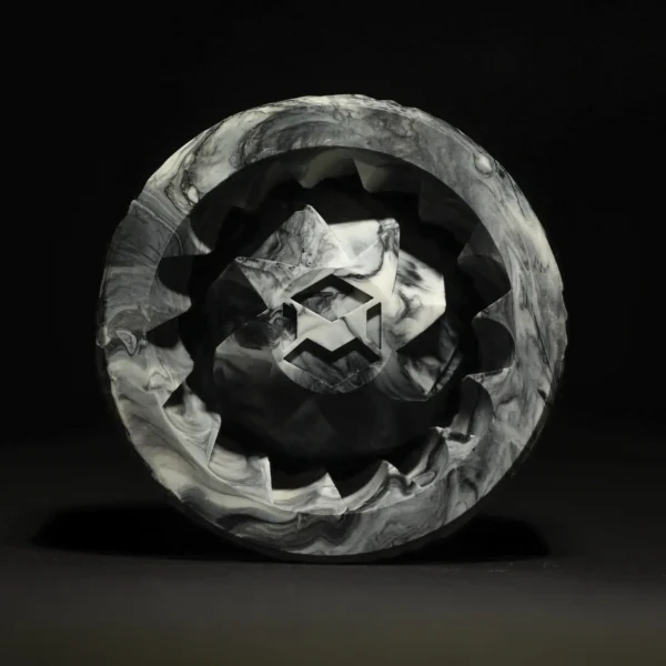 Black Marble Hash Grinder