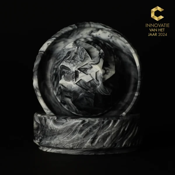 Black Marble Hash Grinder