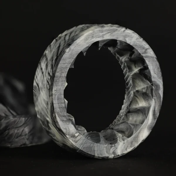 Black Marble Hash Grinder