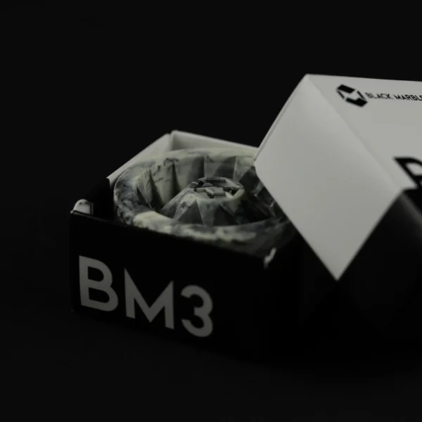 Black Marble Hash Grinder