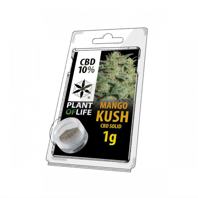 SOLID 10% CBD MANGO KUSH 1g