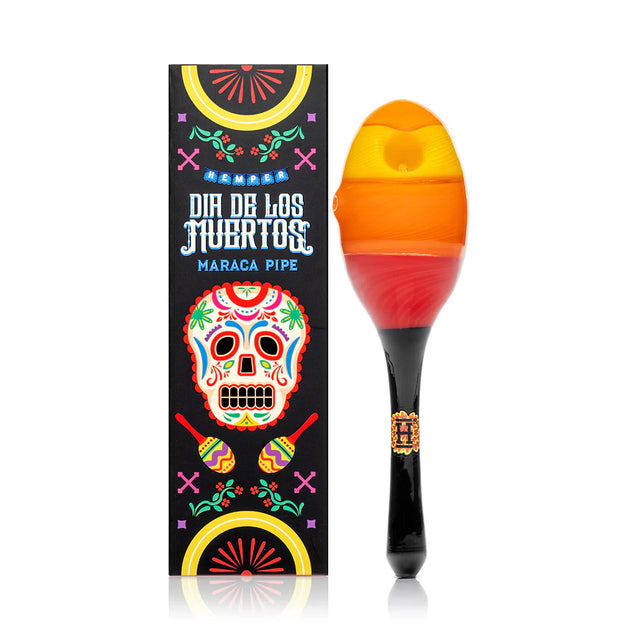Hemper | Dia De Los Muertos Maraca Handpipe