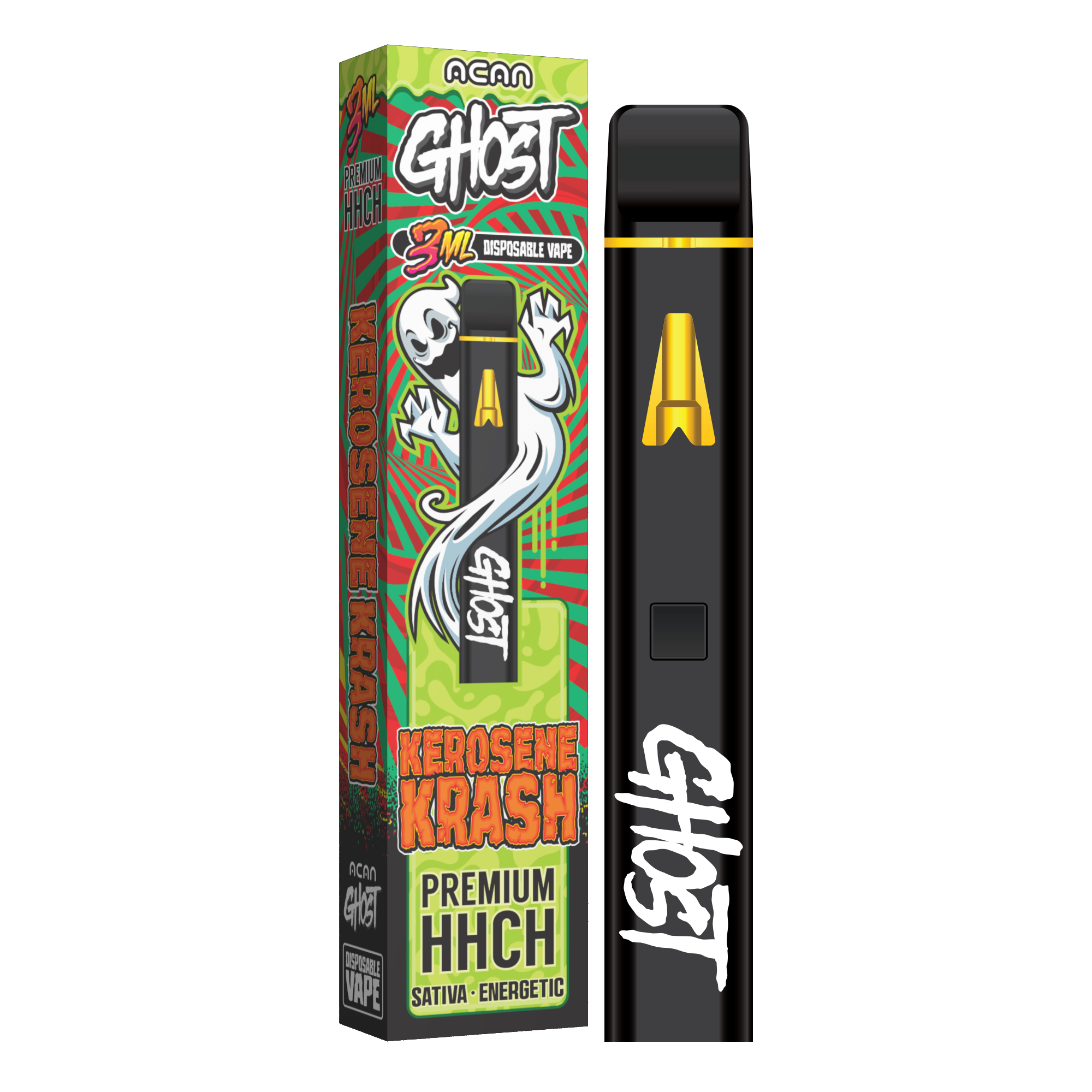 Acan Ghost Kerosene Krash (Sativa) 3000mg - 3ml