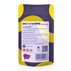 HHC-O Worms Lemon Zest 300mg ( 10 stuks )