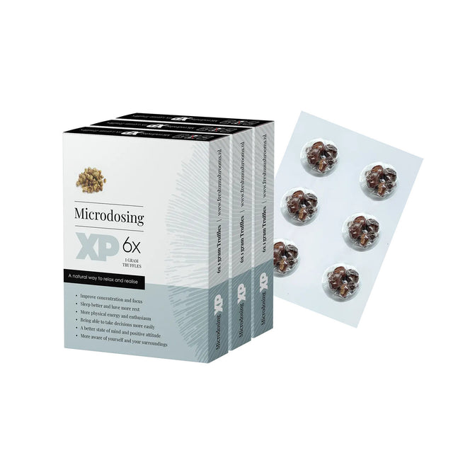 Microdosering XP Psilocybine Truffels 1 Pack (6x 1 gr)