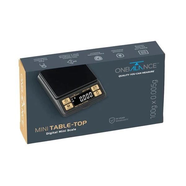 On Balance | MTT-100 Mini Table Top Weegschaal (100 gr. x 0.005 gr.)