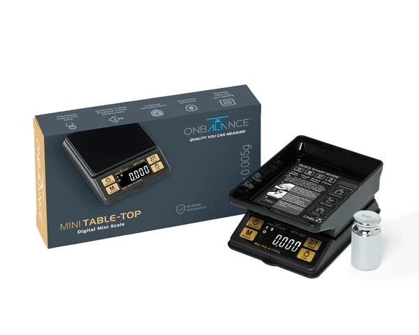 MTT-100 ON BALANCE MINI TABLE TOP SCALE (100 gram x 0.005 gr) - Mini Tafel Weegschaal