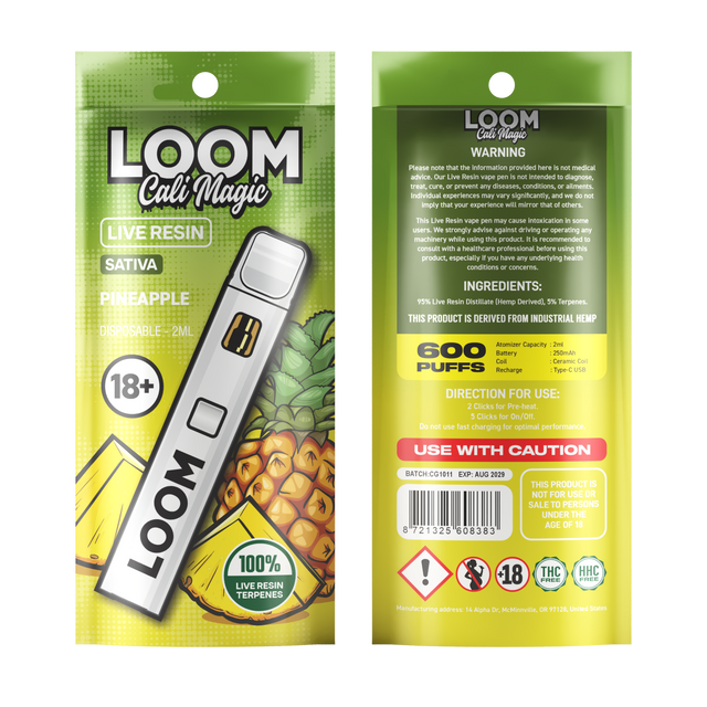 Loom Cali Magic Superior Blend 99% Disposable 2ML