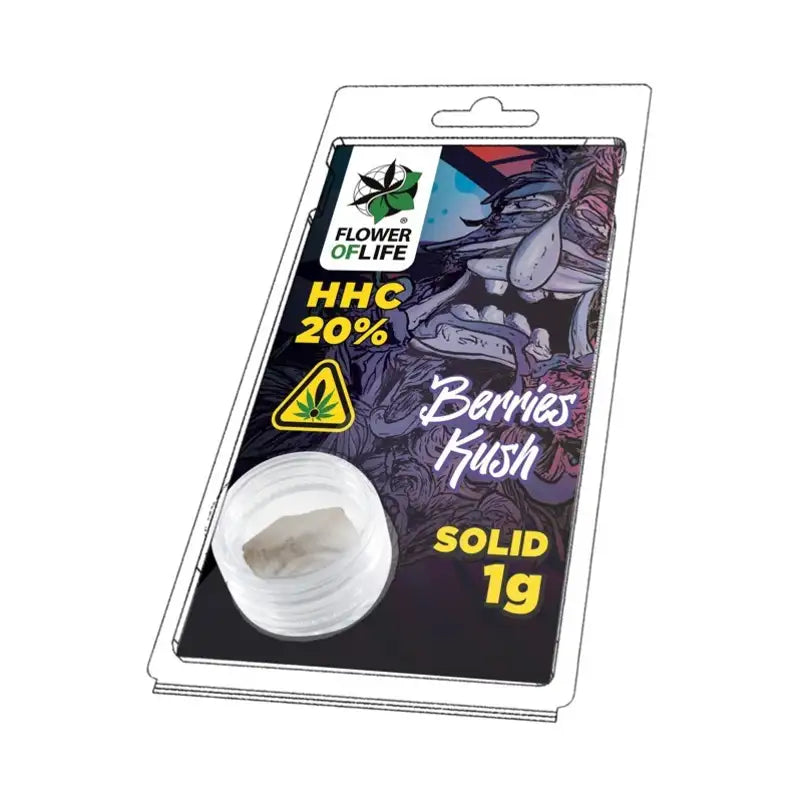 HHC SOLID 20% BERRIES KUSH 1g