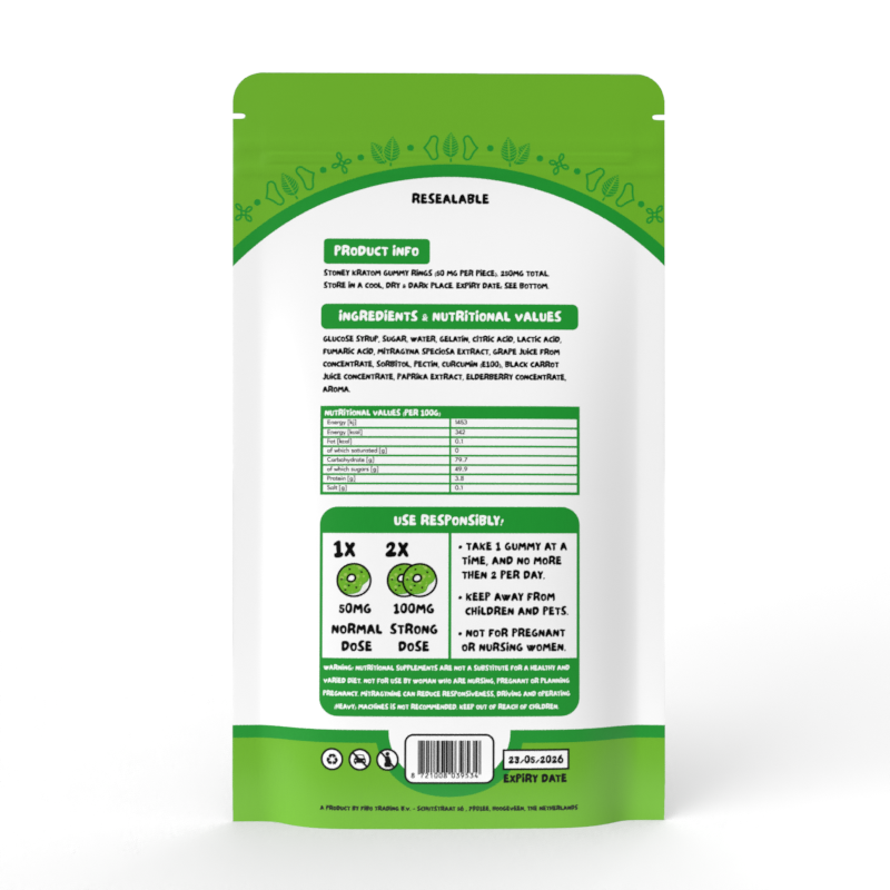 Stoney Kratom Gummies - 250/500mg