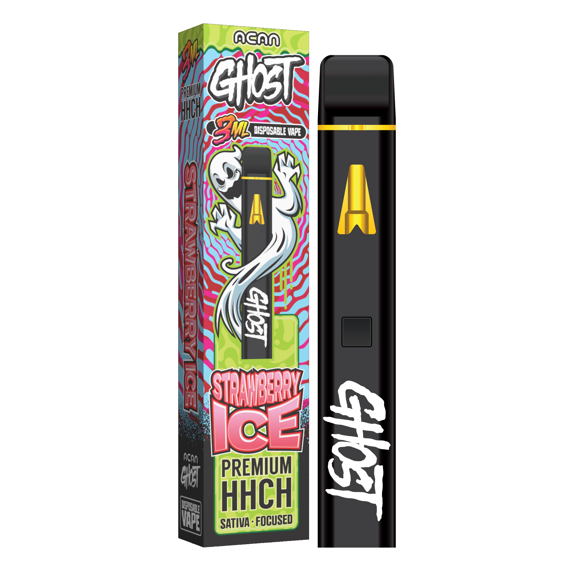 Acan Ghost Strawberry Ice (Sativa) 3000mg - 3ml