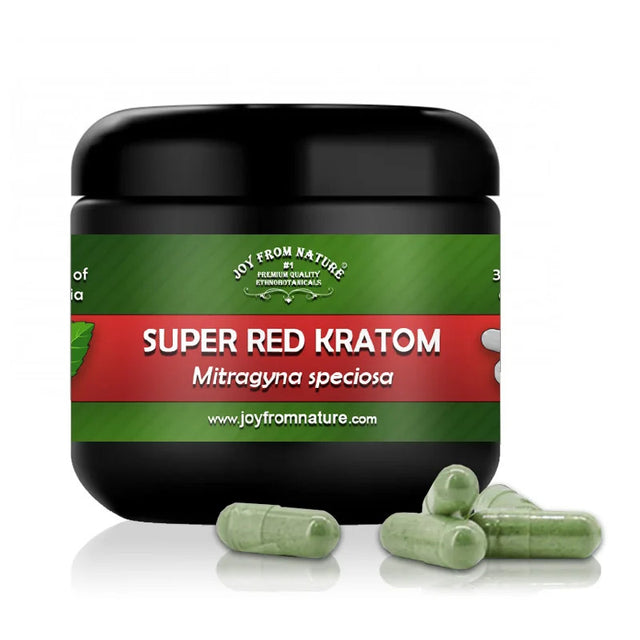 Kratom Super Red (Mitragyna speciosa) 30 Caps