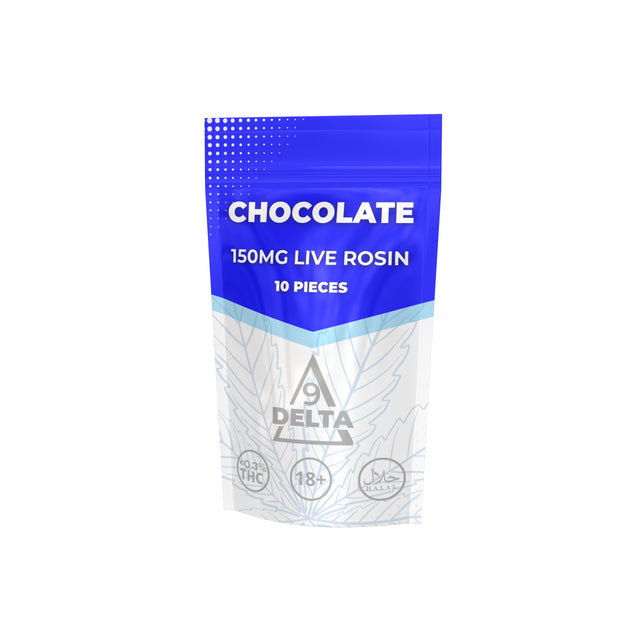 Live Rosin Chocolate CBD 150 mg THC 0,2% 10pcs