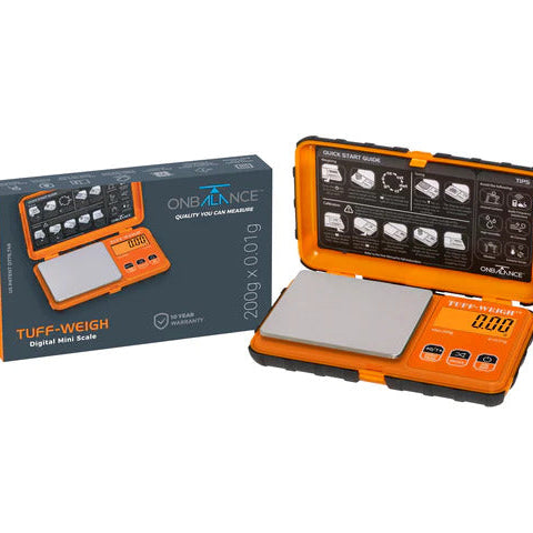 On Balance TUFF - (200gr x 0,01gr) ORANGE - Pocket Scale