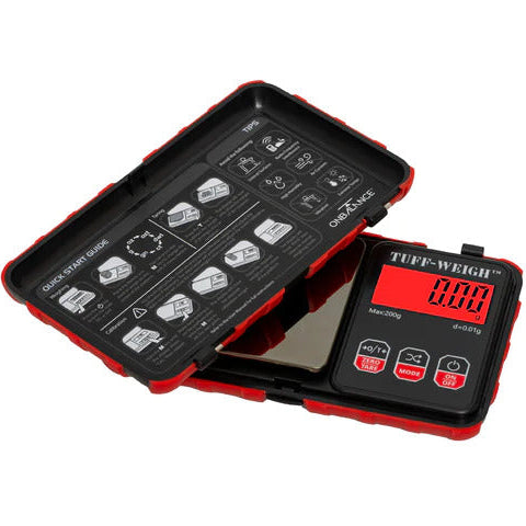 On Balance TUFF - (200gr x 0,01gr) RED - Pocket Scale