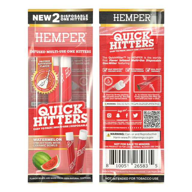 Hemper | Quick Hitter Flavored display (10 stuks)