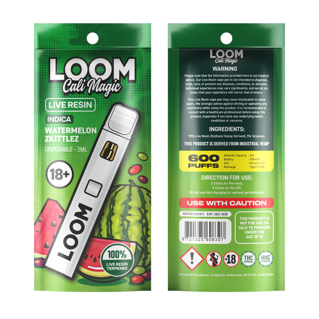 Loom Cali Magic Superior Blend 99% Disposable 2ML
