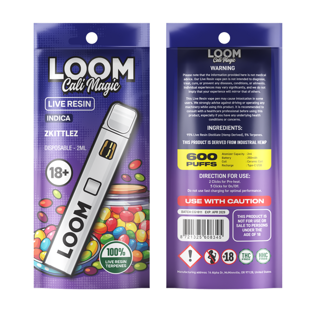 Loom Cali Magic Superior Blend 99% Disposable 2ML