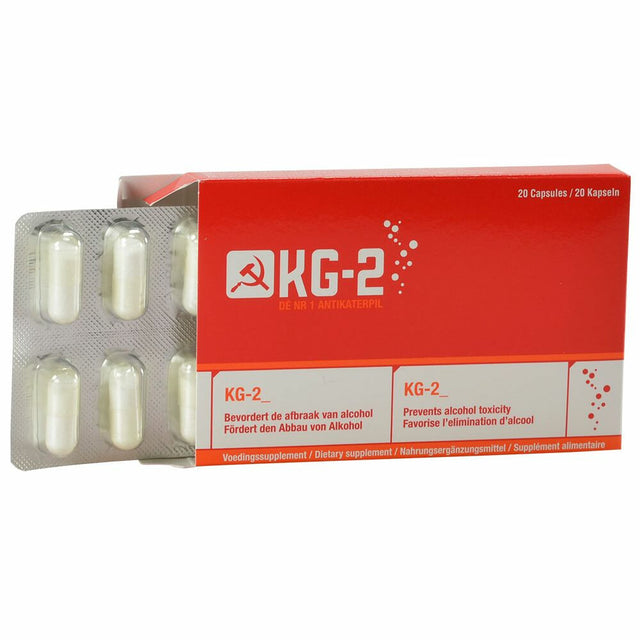 KG-2 Anti-Kater capsules (20 stuks)
