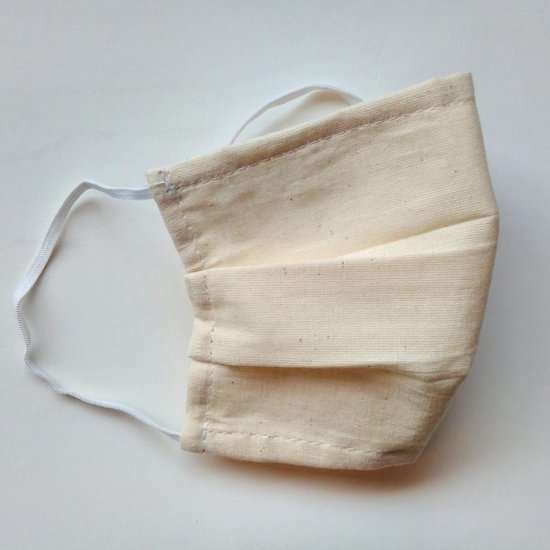 Hennep mondkapjes - 3-laags beschermend masker (10 / 100 stuks)