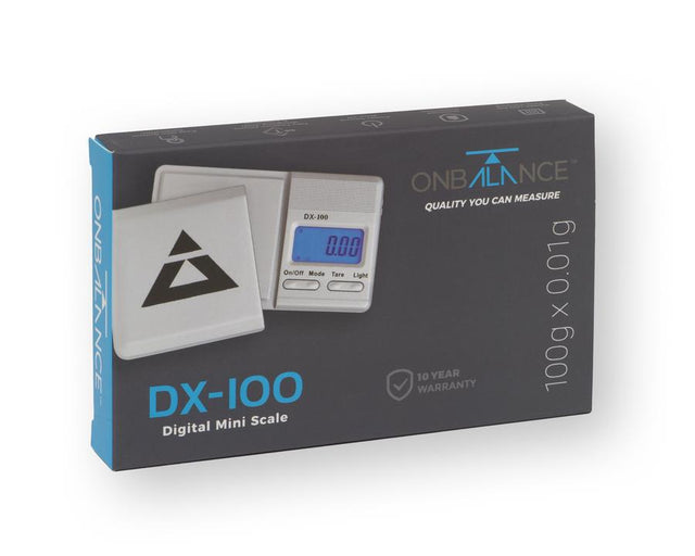 On Balance DX 100 SERIES (100 gram x 0,01 gr.) Mini weegschaal