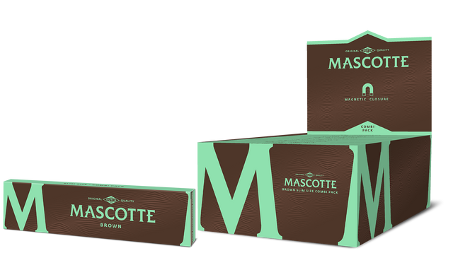 Mascotte Brown Combi Slim Size with Magnet 26pks + 34Tips