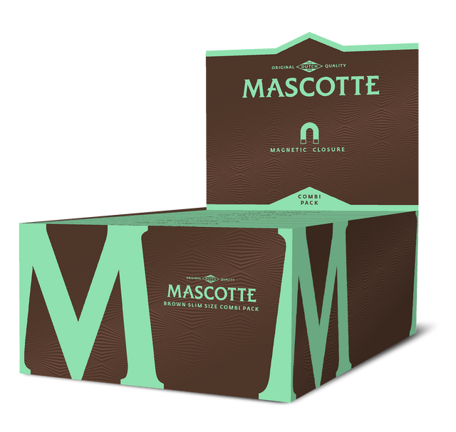 Mascotte Brown Combi Slim Size with Magnet 26pks + 34Tips