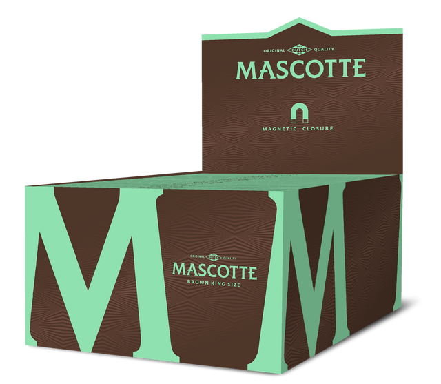 Mascotte Brown King Size (with Magnet) 50pks/34L
