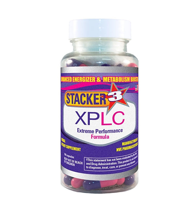 NVE Stacker - Stacker 3 XPLC (100 capsules) - afslanken / afvallen - supplement