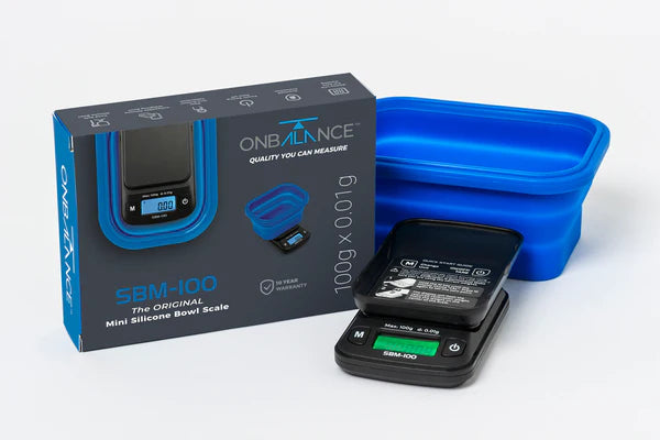 On Balance SBM-100-BL (100 gr. x 0,01 gr.) Silicone-Bowl