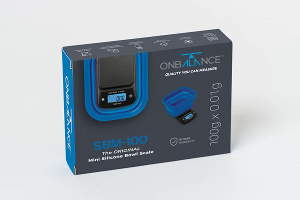 On Balance SBM-100-BL (100 gr. x 0,01 gr.) Silicone-Bowl