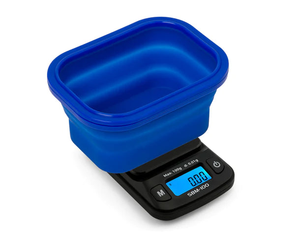 On Balance SBM-100-BL (100 gr. x 0,01 gr.) Silicone-Bowl