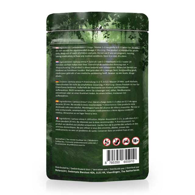 Wild Lettuce (Lactuca Virosa) Shredded 50g