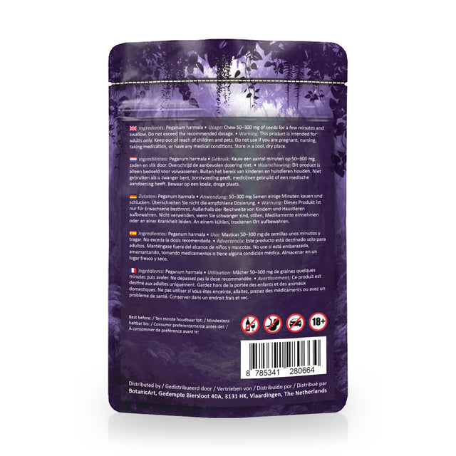 Syrian Rue (Peganum Harmala) Whole Seeds 25g